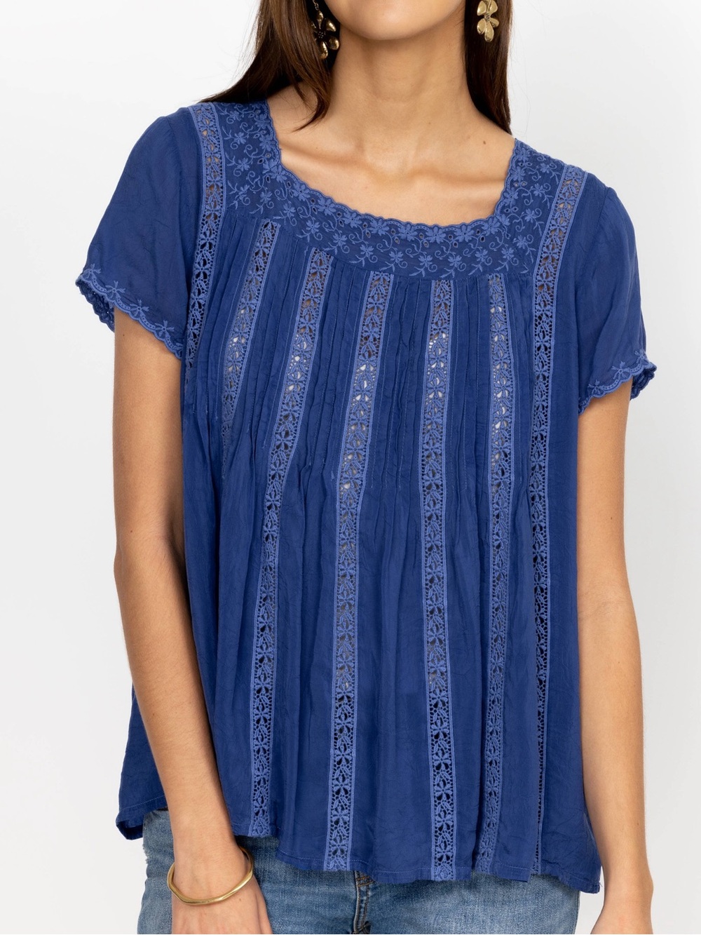 JOHNNY WAS BRIGITA BLOUSE********SIZE: XXS